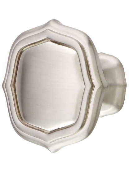 Trellis Cabinet Knob - 1 1/2 inch Diameter in Satin Nickel.